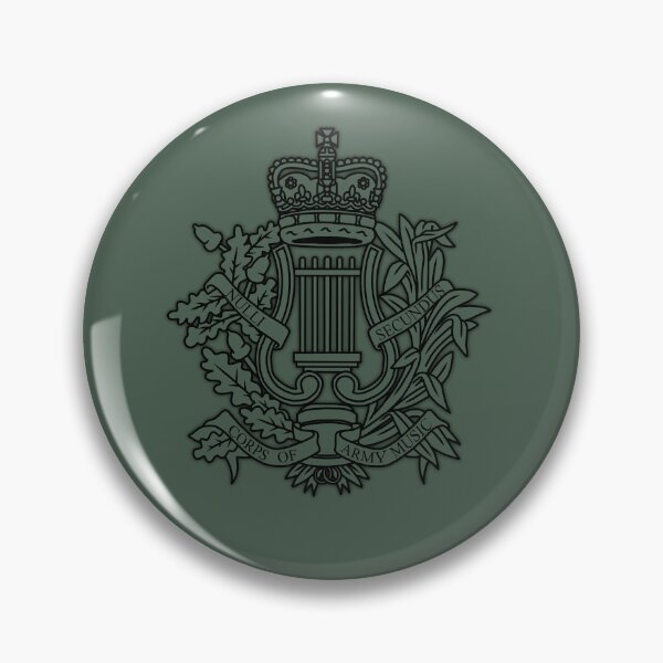 Item preview, Royal Corp of Music cap badge, colourless designed and sold by Auburn-Art.