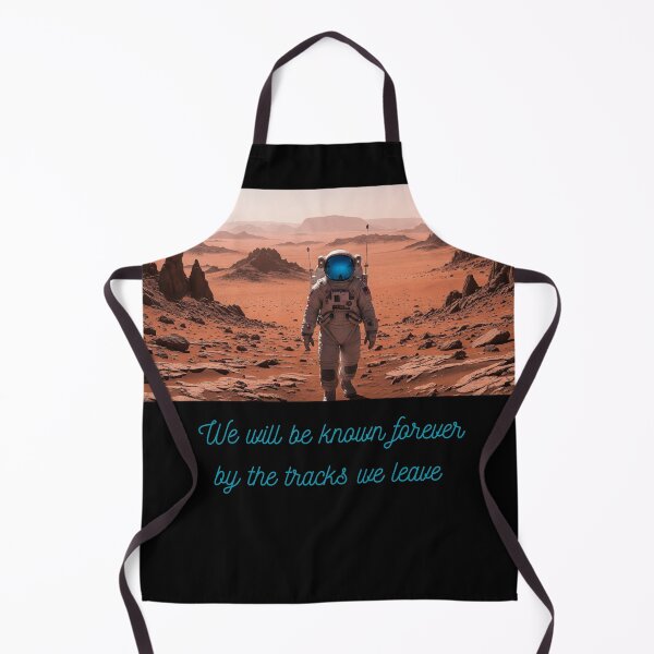 Item preview, We Will Be Known by the Tracks We Leave – Astronaut Moon Quote designed and sold by TimelessTalks9.