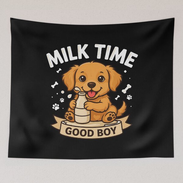 Item preview, Milk Time Dog,Good Boy designed and sold by Simo200.