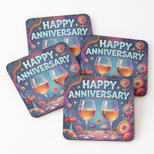 Item preview, Happy Anniversary – Romantic Wine Celebration designed and sold by Nomad-Maynard.