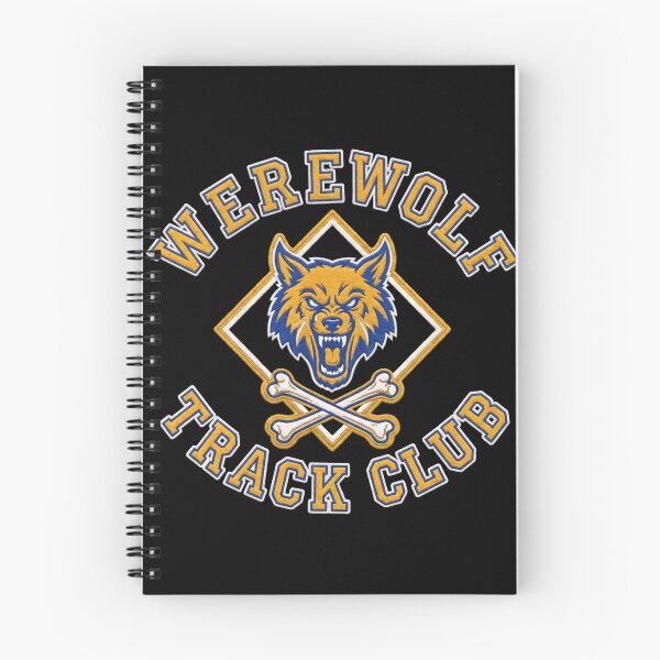 Item preview, Werewolf Track Club Fictional Sports Team Varsity Faux Embroidery designed and sold by TeNovaStudio ⭐⭐⭐⭐⭐.