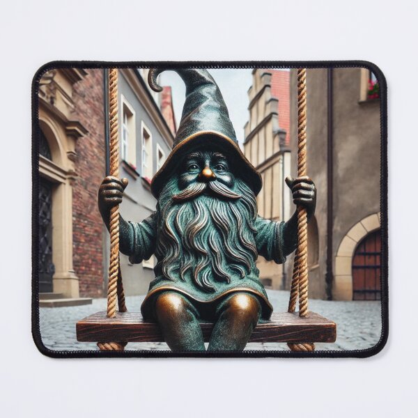 Item preview, Wroclaw Gnome on Swing designed and sold by Purrfecta.