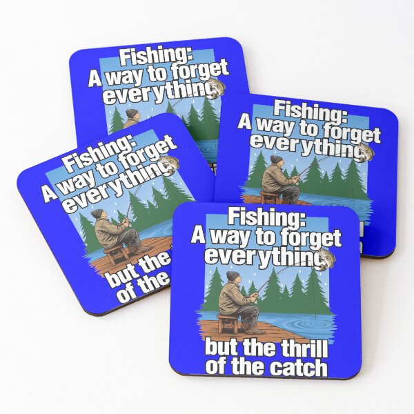 Item preview, Funny Fishing Fanatic Fishing: A way to forget everything but thrill of the catch Art Design designed and sold by fantasticdesign.
