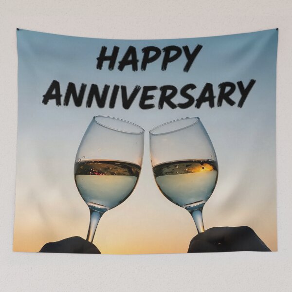 Item preview, Happy Anniversary – Romantic Wine Celebration designed and sold by Nomad-Maynard.