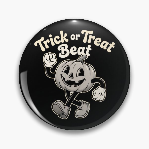 Item preview, Trick Or Treat Beat Retro Rubber Hose Animation Halloween Pumpkin designed and sold by TeNovaStudio ⭐⭐⭐⭐⭐.