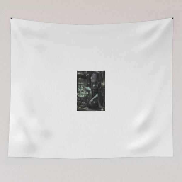 Item preview, Woman with Glowing White Hamster in Dark Room designed and sold by CathryneDelamort.