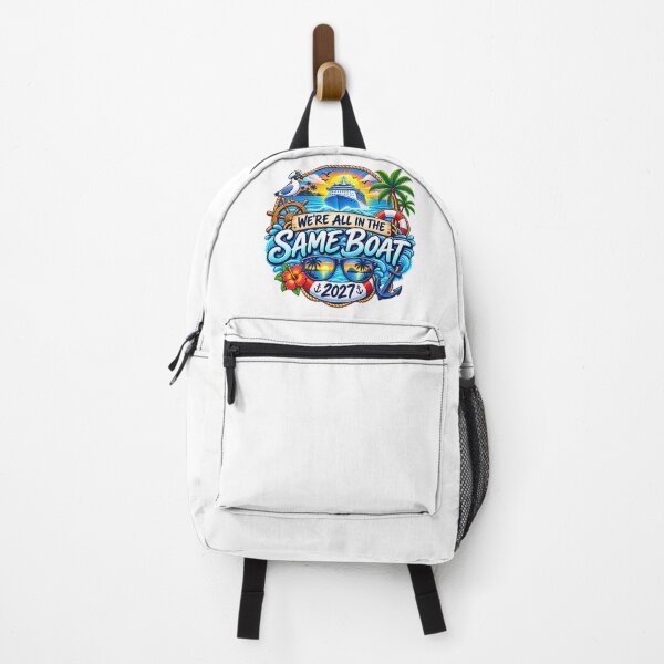 Item preview, TRAVEL COLLECTION - FAMILY CRUISE - WE'RE ALL IN THE SAME BOAT • 2027 designed and sold by WheelieGdArt.