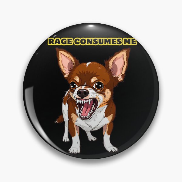 Item preview, Rage Consumes Me - Funny Chihuahua Dog designed and sold by InkyGenies.