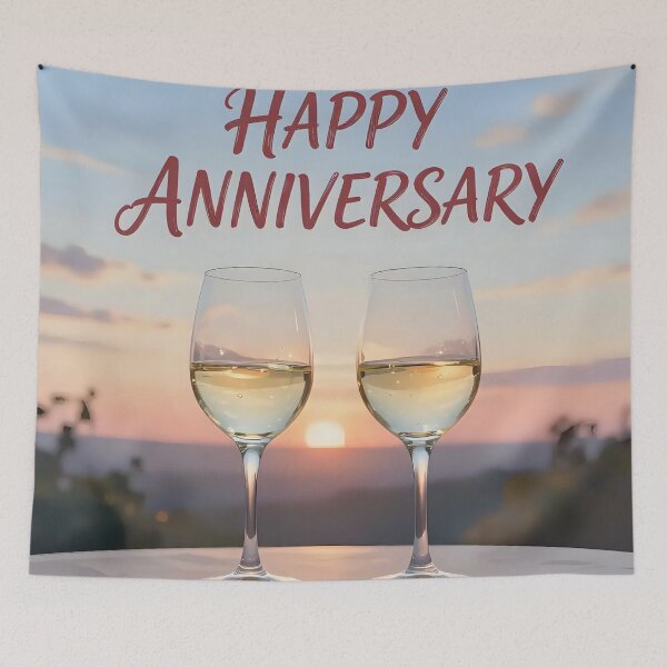 Item preview, Happy Anniversary – Romantic Wine Celebration designed and sold by Nomad-Maynard.
