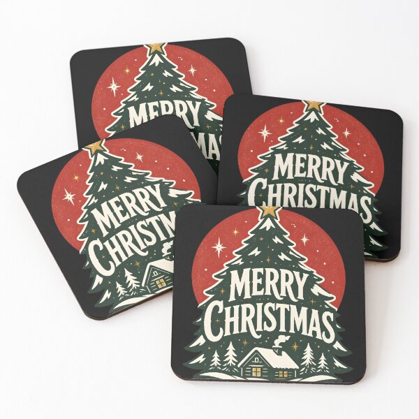 Item preview, Merry Christmas Creative Quote Shape Christmas Design designed and sold by OliviaHayesArt.