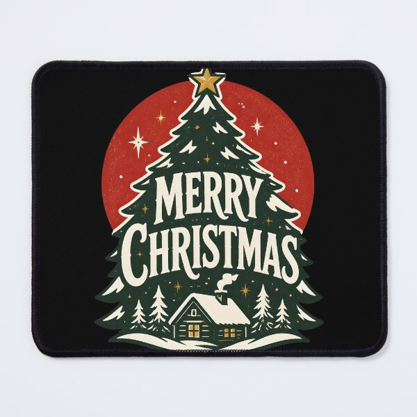 Item preview, Merry Christmas Creative Quote Shape Christmas Design designed and sold by OliviaHayesArt.