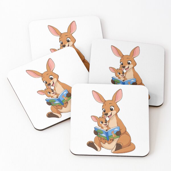 Item preview, Kangaroo Dad Reading a Bedtime Story to His Little Joeys designed and sold by Medya-Tivation.
