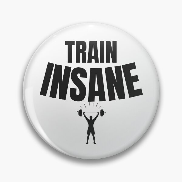 Item preview, Train Insane – Intense Gym Motivation designed and sold by RisticCEO.