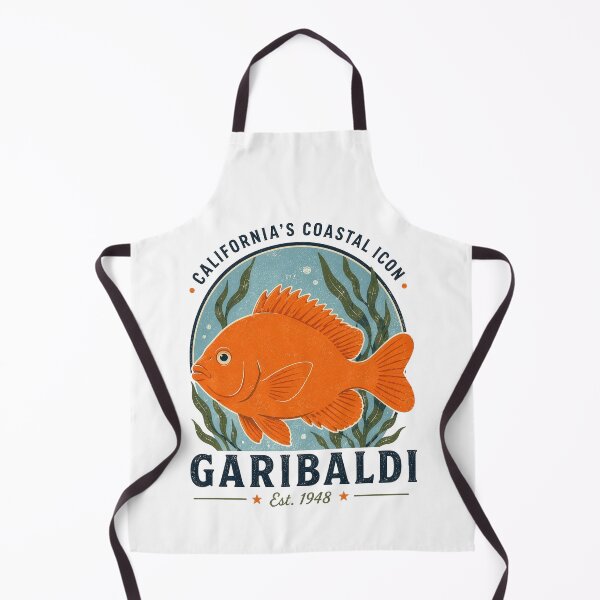 Item preview, Vintage California Garibaldi Fish Coastal Art designed and sold by pick-o-print.