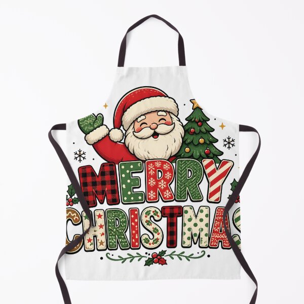 Item preview, Merry Christmas Mixed Pattern Typography Christmas Design designed and sold by OliviaHayesArt.