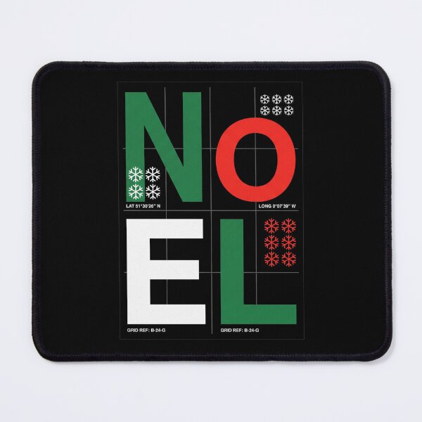 Item preview, Noel Geometric Grid Brutalist Typography Modern Christmas designed and sold by TeNovaStudio ⭐⭐⭐⭐⭐.