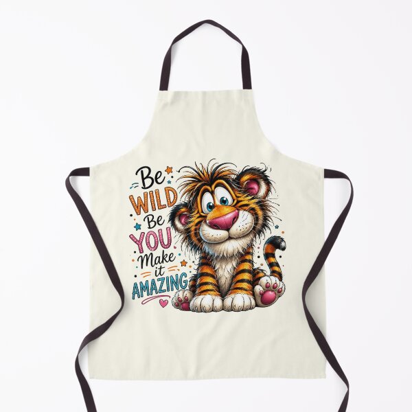 Item preview, Be Wild Be You Make It Amazing - Cute Tiger Motivational Quote designed and sold by FrescoDesign.
