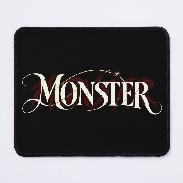 Item preview, Monster Dark Romantic Typography designed and sold by Artfully Entertained.