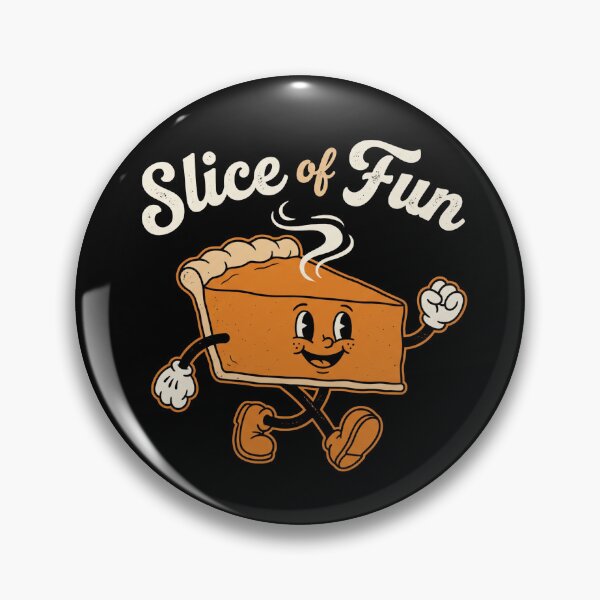 Item preview, Slice Of Fun Retro Rubber Hose Thanksgiving Pumpkin Pie designed and sold by TeNovaStudio ⭐⭐⭐⭐⭐.