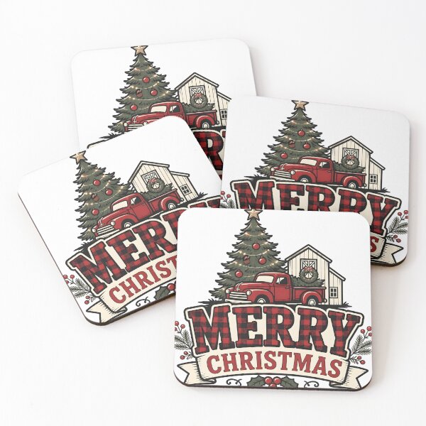 Item preview, Merry Christmas Buffalo Check Farmhouse Christmas Design designed and sold by OliviaHayesArt.