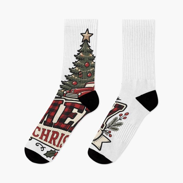 Item preview, Merry Christmas Buffalo Check Farmhouse Christmas Design designed and sold by OliviaHayesArt.