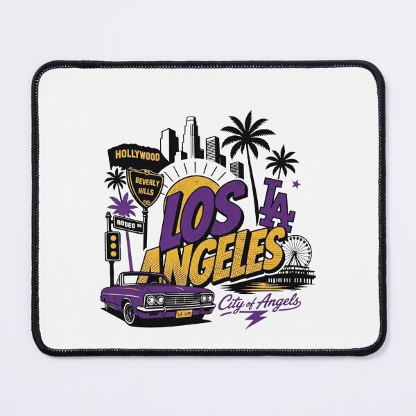 Item preview, Vintage Los Angeles Purple Gold Lowrider Graphic designed and sold by BlasiseDS.