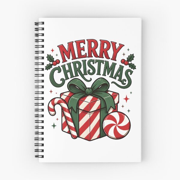 Item preview, Merry Christmas Candy Cane and Peppermint Christmas Design designed and sold by OliviaHayesArt.