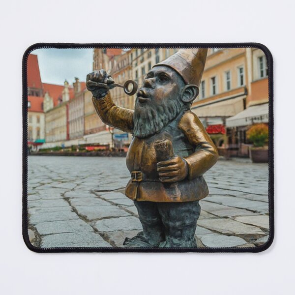 Item preview, Wroclaw Gnome Blowing Bubbles designed and sold by Purrfecta.