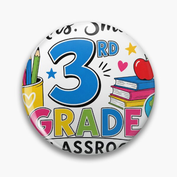 Item preview, Third Grade Classroom Teacher designed and sold by TeeVerse27.