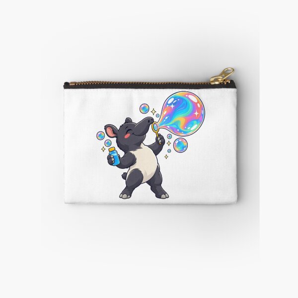 Item preview, Cute Tapir Blowing Rainbow Bubbles designed and sold by WeirdStation.