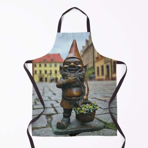Item preview, Wroclaw Gnome With Basket of Flowers designed and sold by Purrfecta.