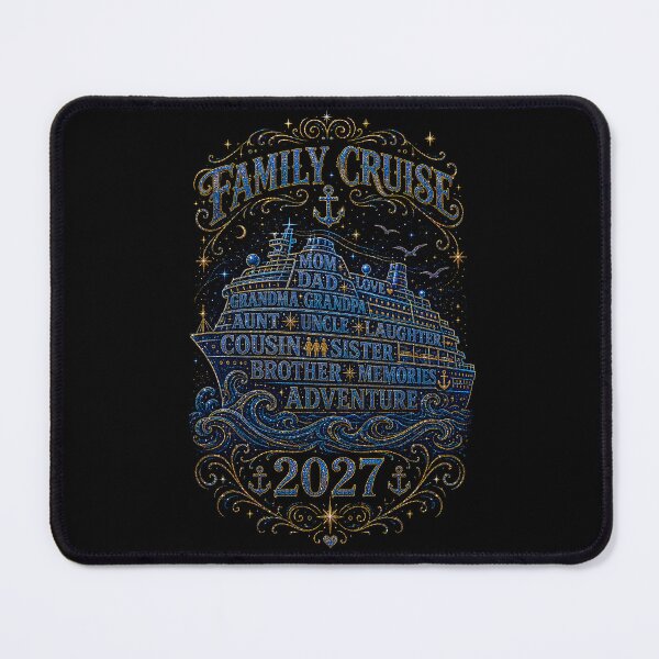 Item preview, TRAVEL COLLECTION - FAMILY CRUISE - FAMILY SHIP BLUEPRINT • 2027 designed and sold by WheelieGdArt.