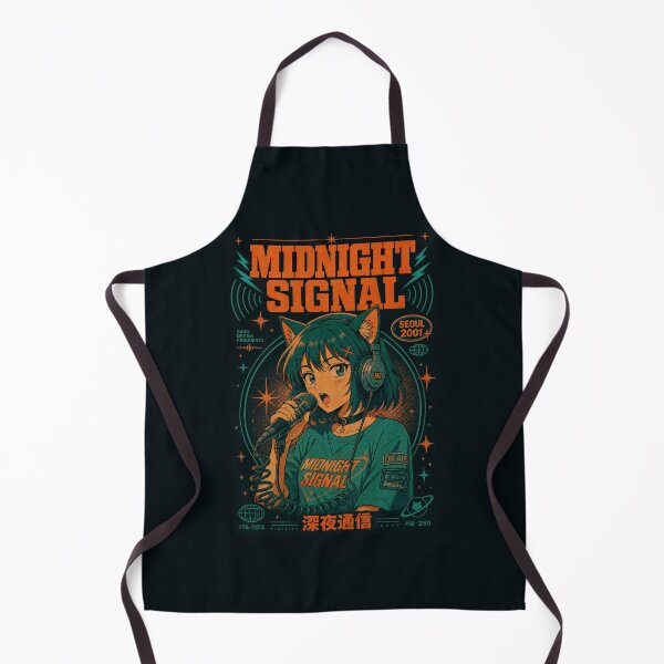 Item preview, Midnight Signal Seoul Anime Cat Girl designed and sold by NullSpacePrints.
