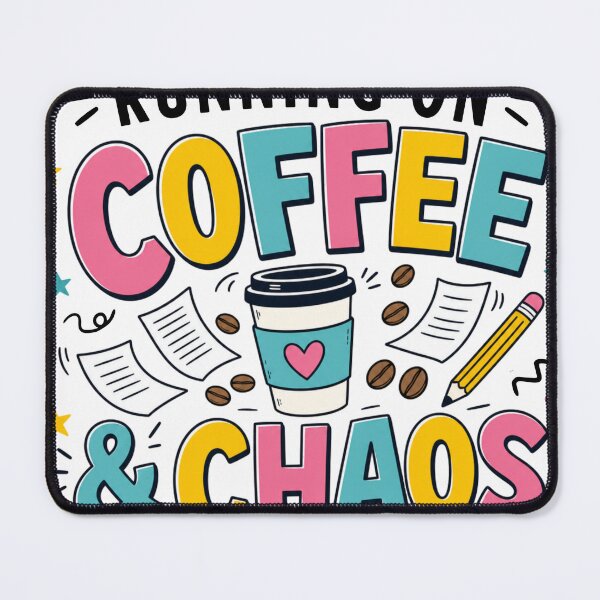 Item preview, Coffee And Chaos Teacher Life designed and sold by TeeVerse27.