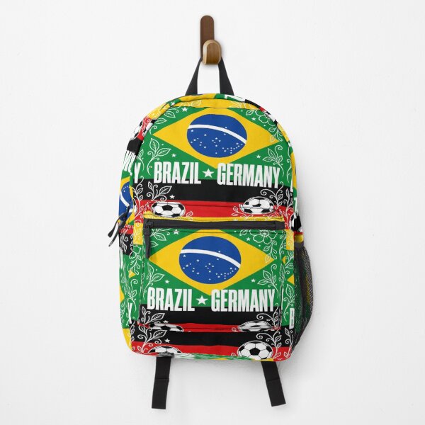 Item preview, Brazil Germany minimalist football match poster / Brazil vs Germany clean flag football poster designed and sold by Nexus Space.