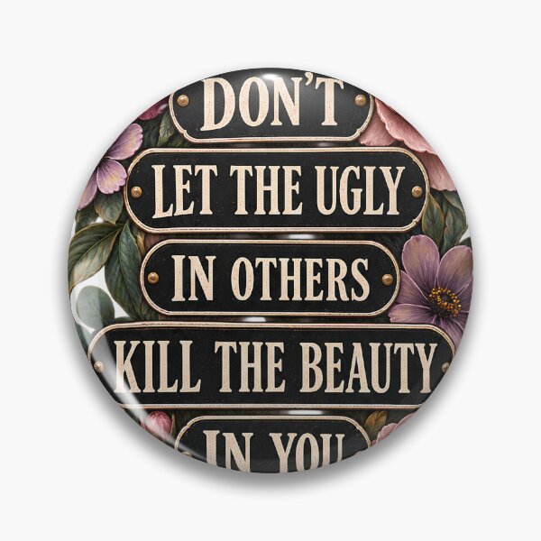 Item preview, Positive Mindset T-Shirt, Don’t Let The Ugly In Others Kill The Beauty In You, Inspirational Quote Gift, Motivational Graphic Tee designed and sold by OUICHA.