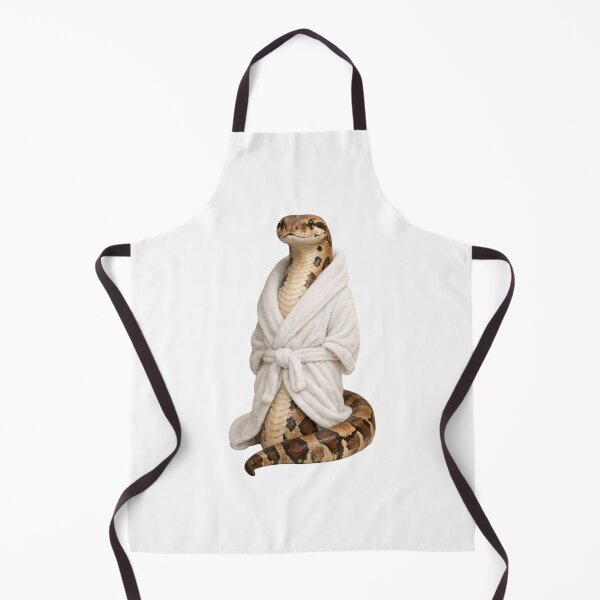 Item preview, Cozy Boa Constrictor in a Bathrobe designed and sold by Sillytoe.
