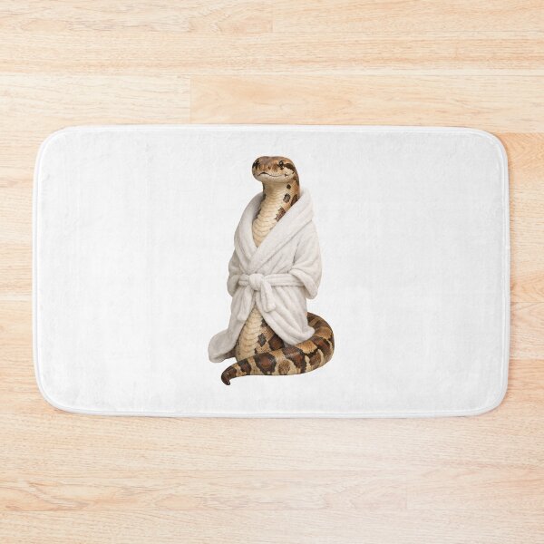 Item preview, Cozy Boa Constrictor in a Bathrobe designed and sold by Sillytoe.