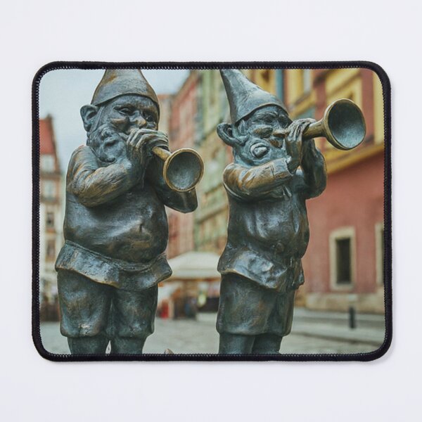 Item preview, Wroclaw Gnomes Playing Bugles designed and sold by Purrfecta.
