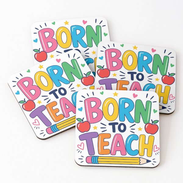 Item preview, Born To Teach Teacher designed and sold by TeeVerse27.