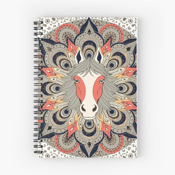 Item preview, Ornamental Horse Floral Mandala designed and sold by Paolo-Bandal.