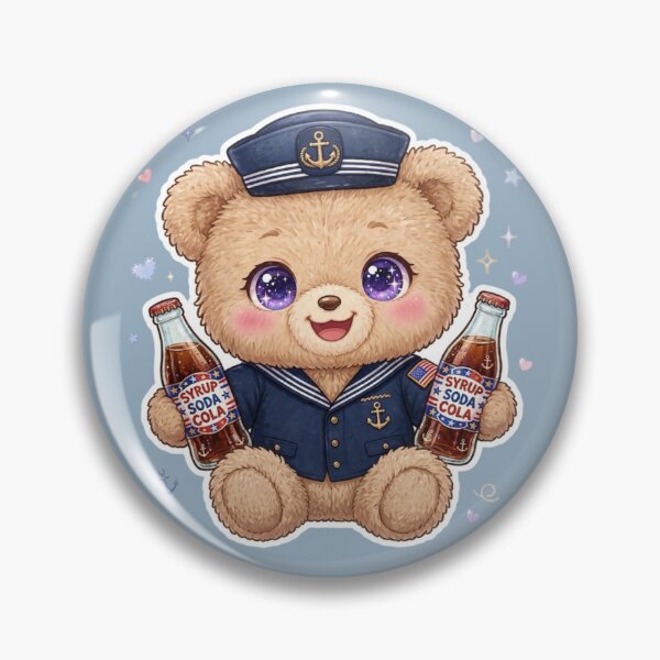 Item preview, Thirsty naval officer bear designed and sold by Jefferson  Hernandez.