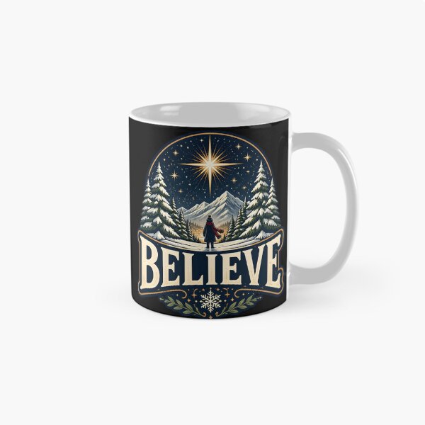 Item preview, Believe Classic Meaning Illustration Christmas Design designed and sold by KristenosNehk.