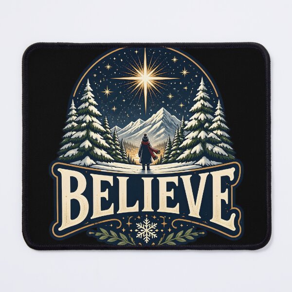 Item preview, Believe Classic Meaning Illustration Christmas Design designed and sold by KristenosNehk.