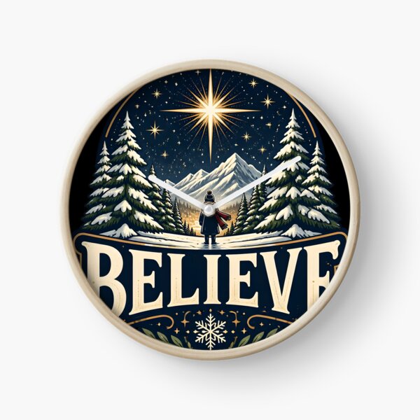 Item preview, Believe Classic Meaning Illustration Christmas Design designed and sold by KristenosNehk.