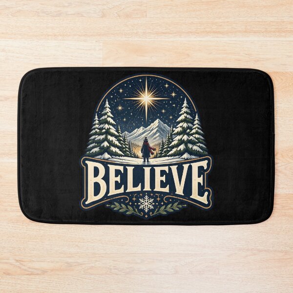 Item preview, Believe Classic Meaning Illustration Christmas Design designed and sold by KristenosNehk.