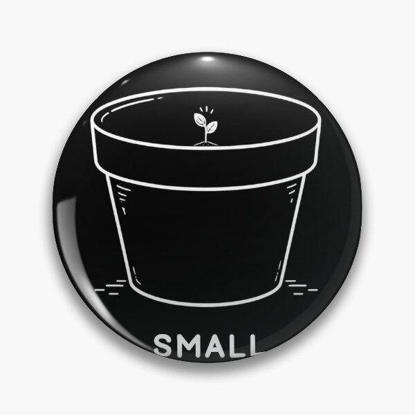 Artikelvorschau, Kleine Pflanze im großen Topf – Lustiges minimalistisches Design – Niedlicher Pflanzenhumor entworfen und verkauft von SakuraHQ.