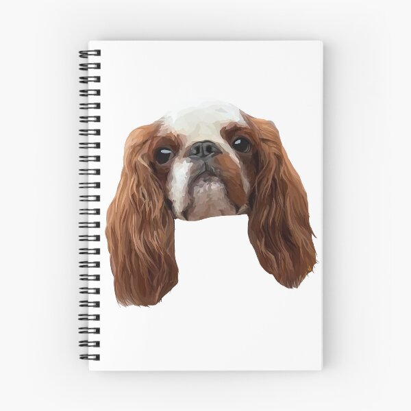 Item preview, King Charles Spaniel Geometric Design – Headshot Illustration, Transparent Background designed and sold by Wheel and Woof.