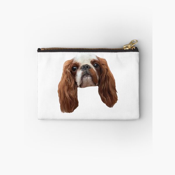 Item preview, King Charles Spaniel Geometric Design – Headshot Illustration, Transparent Background designed and sold by Wheel and Woof.