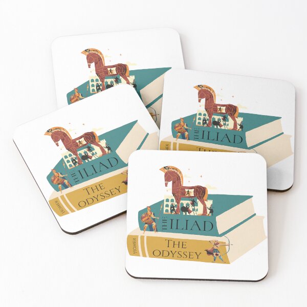 Item preview, The Iliad and The Odyssey | Classical Bookish  designed and sold by Nyxander's Bookish Catalogue.
